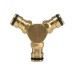 Тройник Y для быстросъемного соединения, латунный Профи