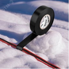 Изолента ПВХ морозостойкая 0,18х19мм 20м черная