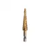 Сверло ступенчатое, 4-5-6-7-8-9-10-11-12 мм, Р6М5, ТИТАН, шестигр. хвостовик