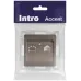 Розетка Intro Accent 6-303-08 информационная RJ45, IP20, СУ, бронза