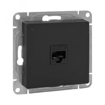 Эпика Механизм розетки RJ11 черный EKF