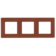 Рамка 3-местная какао ETIKA