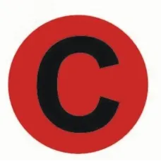 "Наклейка ""C"" d=20 EKF PROxima"
