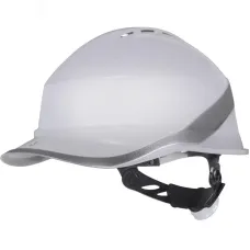 Каска защитная DIAMOND VI WIND из ABC с вентиляцией белого цвета