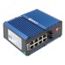 Коммутатор промышленный неуправляемый U-2GX/SFP-8GTP, 2 порта 1000Base-X SFP, 8 портов 10/100/1000Base-T(X) RJ45 c PoE, монтаж на динрейку TSX EKF