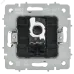 BRITE Розетка компьютерная RJ45 кат.5E РК10-БрГН металл хром/никель IEK