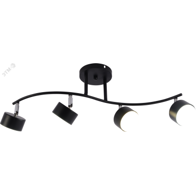 Светильник настенно-потолочный спот 15Вт поворотный Rivoli Vanessa 7074-704 4хGX53