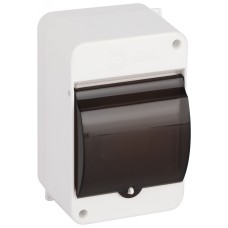 Корпус пластиковый навесной SIMPLE КМПн 1/4 IP30 прозрачная крышка белый