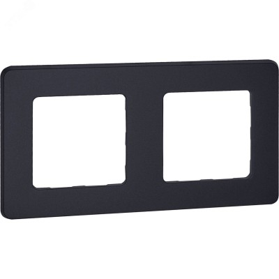 Рамка 2-местная антрацит INSPIRIA