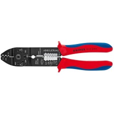 Пресс-клещи для резки и зачистки кабеля опрессовки кабельных наконечников и штекеров 3 гнезда обжим штекеров открытых неизолированныеова