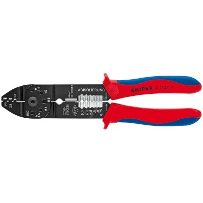 Пресс-клещи для резки и зачистки кабеля опрессовки кабельных наконечников и штекеров 3 гнезда обжим штекеров открытых неизолированныеова