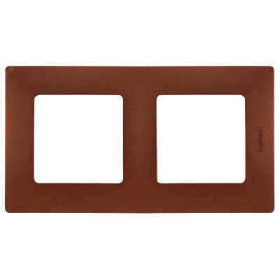 Рамка 2-местная какао ETIKA