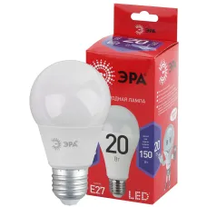 Лампочка светодиодная ЭРА RED LINE LED A65-20W-865-E27 R Е27 / Е27 20 Вт груша холодный дневной свет