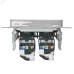 BRITE Розетка компьютерная двойная RJ45 кат.6 РК11-2-БрГН металл хром/никель IEK