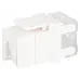 Люки ЭРА ОФИС 18-8002-01 Коннектор RJ45 CAT6 UTP Keystone, цвет белый