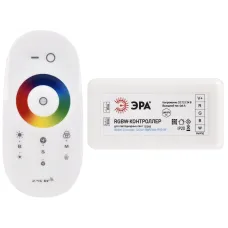 Контроллер ЭРА для светодиодной ленты с радио пультом RGBW-Controller-12/24V-288/576W-IP20-RF