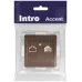 Розетка Intro Accent 6-303-10 информационная RJ45, IP20, СУ, венге