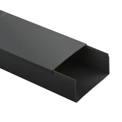 Кабель-канал ЭРА KK-B-80-60 черный 80x60мм 8м
