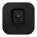 Розетка для открытой установки компьютерная RJ45 кат.5E UTP черный матовый QUTEO