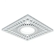 Светильник Gauss Backlight BL128 Квадрат. Белый, Gu5.3, 3W, LED 4000K 1/40