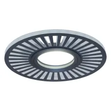 Светильник Gauss Backlight BL135 Кругл./узор. Черный, Gu5.3, 3W, LED 4000K 1/40