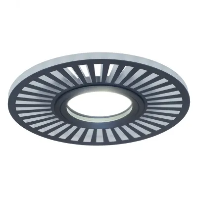 Светильник Gauss Backlight BL135 Кругл./узор. Черный, Gu5.3, 3W, LED 4000K 1/40