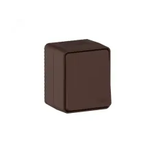 AtlasDesign PROFI IP54 О/У 1-клавишный ПЕРЕКЛЮЧАТЕЛЬ 10 АХ, КОРИЧНЕВЫЙ