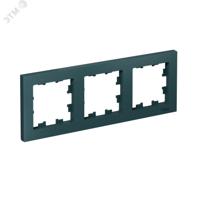 Рамка трехпостовая ATLASDESIGN универсальная изумруд