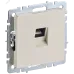 BRITE Розетка компьютерная RJ45 кат.5E РК10-БрКр бежевый