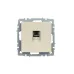 BRITE Розетка компьютерная RJ45 кат.5E РК10-БрКр бежевый
