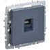 BRITE Розетка компьютерная RJ45 кат.5E РК10-БрМ маренго