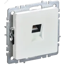 BRITE Розетка компьютерная RJ45 кат.5E РК10-БрЖ жемчуг
