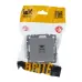 BRITE Розетка компьютерная RJ45 кат.5E РК10-БрА алюминий