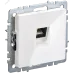 BRITE Розетка компьютерная RJ45 кат.6 РК11-БрБ белый