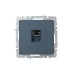 BRITE Розетка компьютерная RJ45 кат.6 РК11-БрМ маренго IEK