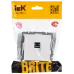 BRITE Розетка компьютерная RJ45 кат.6 РК11-БрЖ жемчуг IEK