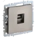 BRITE Розетка компьютерная RJ45 кат.6 РК11-БрШ шампань IEK