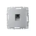 BRITE Розетка компьютерная RJ45 кат.6 РК11-БрА алюминий IEK