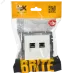 BRITE Розетка двойная RJ11+RJ45 кат.5E РК/Т12-БрБ белый