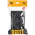 BRITE Розетка двойная с заземлением без защитных шторок 16А в сборе РС12-3-БрЧ черный