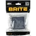 BRITE Выключатель 2-клавишный перекрестный 10А ВС10-2-3-БрМ маренго IEK