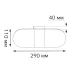Настенный светодиодный светильник Gauss Elena BR032 6W 300lm 200-240V 290mm LED 1/20