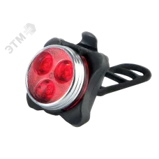 Фонарь вело ФАЗА BR3-L03 задн., 3 SMD, аккум., USB