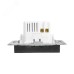 Эпика Механизм розетки USB-C - 2шт черный EKF