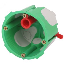 Коробка установочная KUU-68-55-unibox двухкомпонентная универсальная зеленая 68х55мм UniBox саморезы IP30