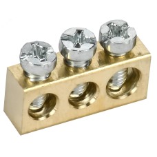 TEKFOR Шина нулевая сечение 6х9 3 отв. IEK