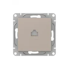 Механизм розетки RJ45 (cat6), кремовый Эпика EKF