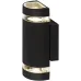 Светильник уличный настенный Адрия GBW-102-BL-0230 230В 2хGU10 max 30Вт IP54 230х100x90мм вверх/вниз