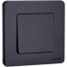 Выключатель 1-клавишный 10АХ безвинтовое крепление антрацит INSPIRIA