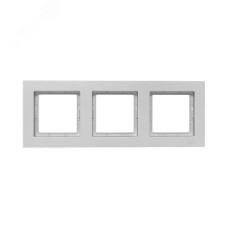 Эпика Рамка 3-местная IP44 алюминий пластик EKF